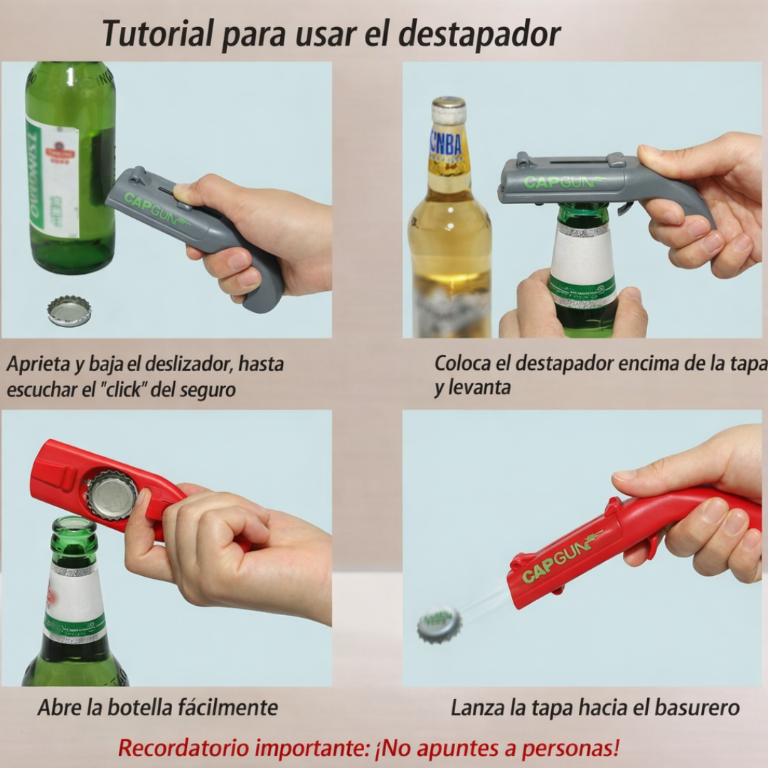 Pistola Destapadora de Botellas